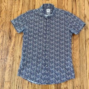 Zara short sleeve button up shirt